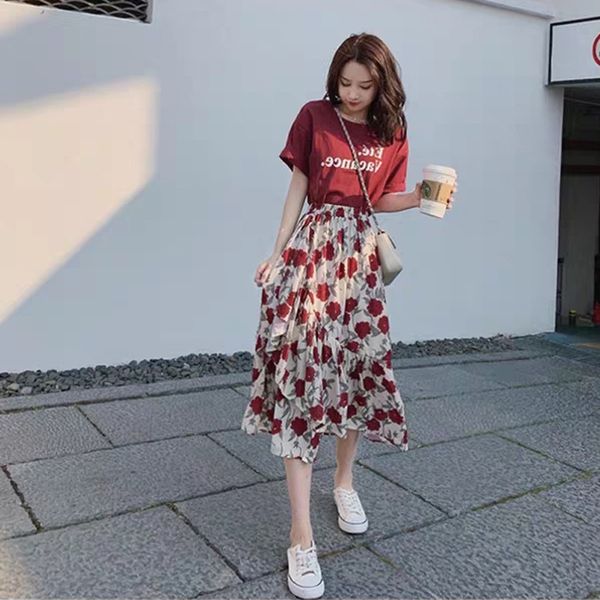 ush1v интернет знаменитости 2020 summer korean otnik top coatsummer новый короткий рукав верхней одежды цветочные юбка двухсекционный костюм, Gray
ush1v интернет знаменитости 2020 summer korean otnik top coatsummer новый короткий рукав верхней одежды цветочные юбка двухсекционный костюм, Gray