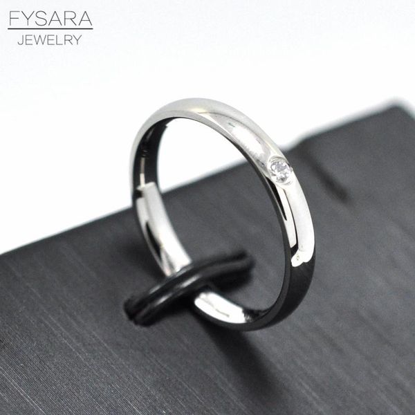fysara нержавеющей стали простые cz кристаллы круглые кольца для женщин свадебные tail finger любовь кольцо женщина пара ювелирных изделий о, Silver
fysara нержавеющей стали простые cz кристаллы круглые кольца для женщин свадебные tail finger любовь кольцо женщина пара ювелирных изделий о, Silver