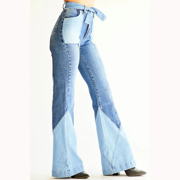 high waist jeans 2020 women vintage denim streetwear female flare pants high waist kobieta spodnie y1214, Blue
high waist jeans 2020 women vintage denim streetwear female flare pants high waist kobieta spodnie y1214, Blue