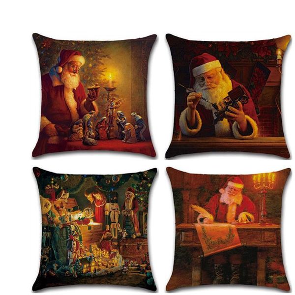 cushion/decorative pillow christmas day theme linen cushion cover decorative santa claus pillowcase 45*45cm throw case
cushion/decorative pillow christmas day theme linen cushion cover decorative santa claus pillowcase 45*45cm throw case