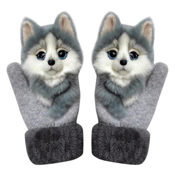 2020 new animal pattern gloves autumn and winter warmth plush knitted gloves fashion cute for women-wt, Blue;gray
2020 new animal pattern gloves autumn and winter warmth plush knitted gloves fashion cute for women-wt, Blue;gray