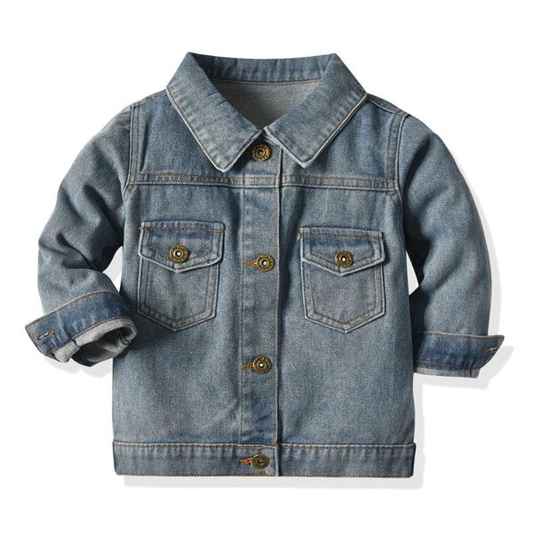 and new fashion infant boys girls high-quality buttonned long sleeve denim jacket&coat casual daily outerwear, Blue;gray
and new fashion infant boys girls high-quality buttonned long sleeve denim jacket&coat casual daily outerwear, Blue;gray