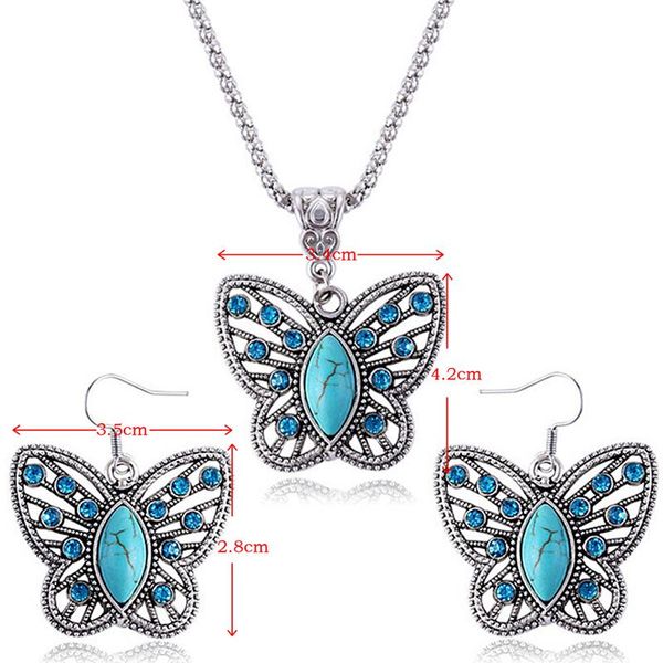 vintage earrings necklaces butterfly crystal jewelry sets for women elegant necklace pendant earrings anniversary gift, Silver
vintage earrings necklaces butterfly crystal jewelry sets for women elegant necklace pendant earrings anniversary gift, Silver
