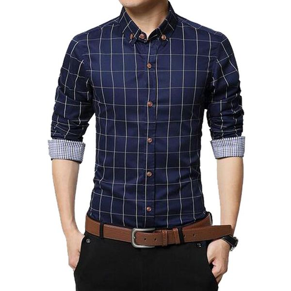 men's casual shirts arrival autumn fashion men clothes slim fit long sleeve shirt plaid cotton social plus size 5xl, White;black
men's casual shirts arrival autumn fashion men clothes slim fit long sleeve shirt plaid cotton social plus size 5xl, White;black