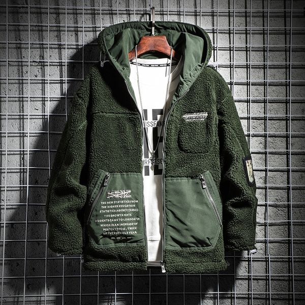mens hooded jacket men winter fleece windbreaker green patchwork hip hop japanese streetwear harajuku jackets kg-67, Black;brown
mens hooded jacket men winter fleece windbreaker green patchwork hip hop japanese streetwear harajuku jackets kg-67, Black;brown