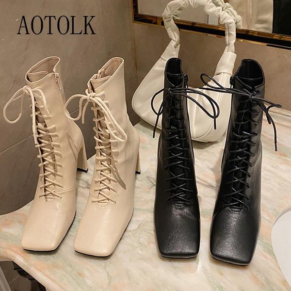 women boots square heel ankle boots for woman retro square toe high heel short autumn winter fashion woman new, Black
women boots square heel ankle boots for woman retro square toe high heel short autumn winter fashion woman new, Black