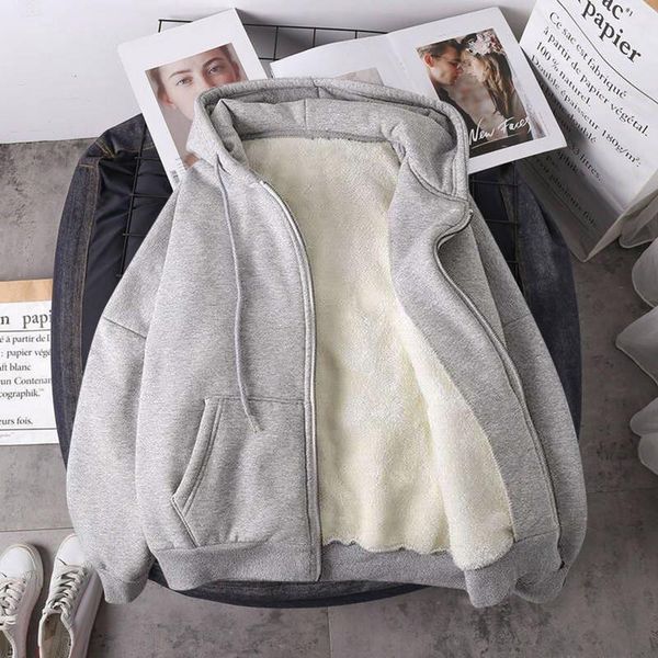 zip up women sweatshirt hooded fleece sweat coat hip hop hoodies outerwear velvet harajuku jacket autumn clothes oversize hoodie, Black
zip up women sweatshirt hooded fleece sweat coat hip hop hoodies outerwear velvet harajuku jacket autumn clothes oversize hoodie, Black