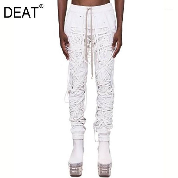 deat 2020 autumn and winter high waist drawstring patchwork full length pants white and black colors trouser fashion wn151001, Black;white
deat 2020 autumn and winter high waist drawstring patchwork full length pants white and black colors trouser fashion wn151001, Black;white