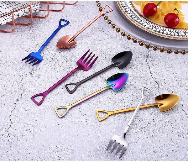 2pcs set, colorful stainless steel spoon fork set, for cake design shovel, deco spoon fruit salade servies, cute dessert fork
2pcs set, colorful stainless steel spoon fork set, for cake design shovel, deco spoon fruit salade servies, cute dessert fork