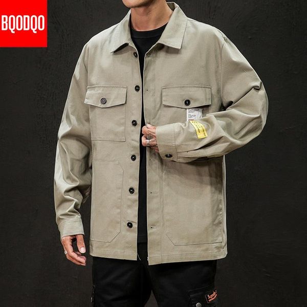 black jacket men turn-down collar autumn fashion streetwear loose jackets large size japan style streetwear casual coat, Black;brown
black jacket men turn-down collar autumn fashion streetwear loose jackets large size japan style streetwear casual coat, Black;brown