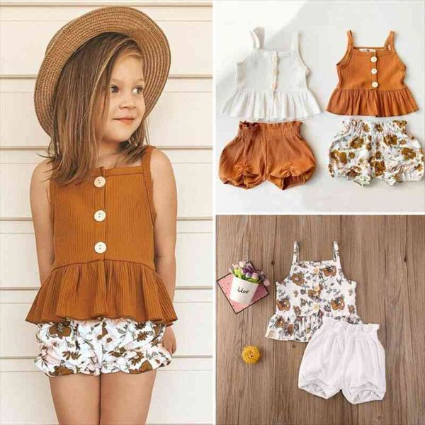 1-5 years 2pcs kids baby girl clothes sleeveless flower shorts 2pcs summer vest child girl outfit set, White
1-5 years 2pcs kids baby girl clothes sleeveless flower shorts 2pcs summer vest child girl outfit set, White