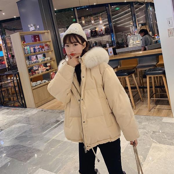 women's down & parkas european size fashion winter jacket women big fur collar hooded thick cotton padded parka female coat warm outwea, Black
women's down & parkas european size fashion winter jacket women big fur collar hooded thick cotton padded parka female coat warm outwea, Black