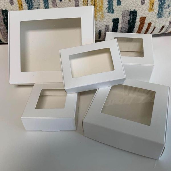 50pcs new paper wedding favor gift box kraft cookies candy pvc windows boxes birthday party accessories packa bbylug
50pcs new paper wedding favor gift box kraft cookies candy pvc windows boxes birthday party accessories packa bbylug