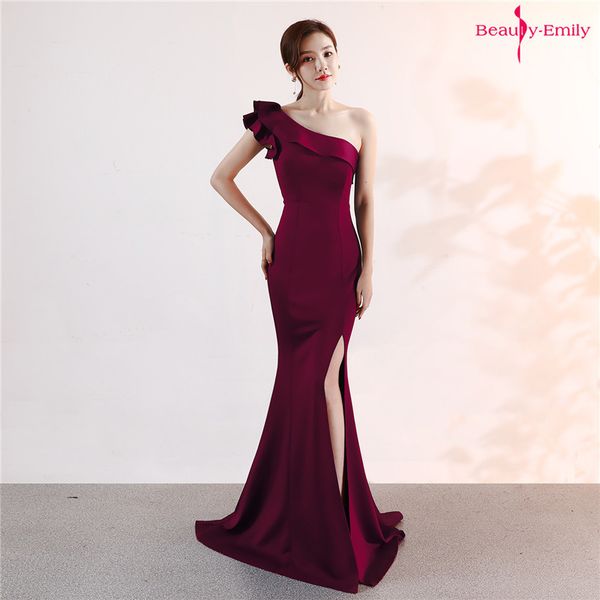 beauty emily one shoulder ruffle evening dresses sleeveless multi color mermaid party dress high slit prom gowns robe de soiree 201114, White;black
beauty emily one shoulder ruffle evening dresses sleeveless multi color mermaid party dress high slit prom gowns robe de soiree 201114, White;black
