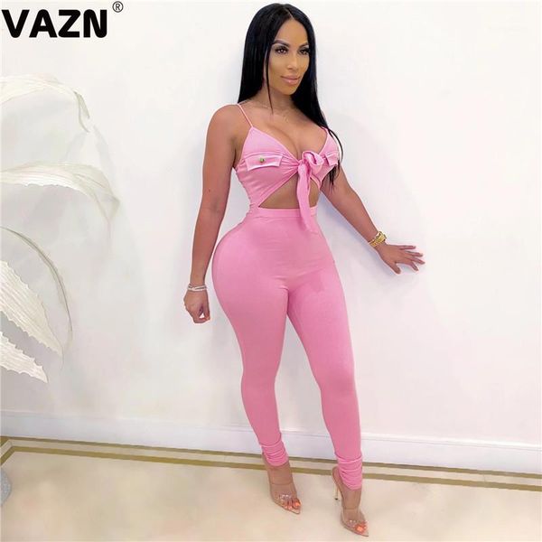 women's jumpsuits & rompers vazn 2021 fitness sport vintage solid sleeveless strap elegant office style v-neck womens jumpsuit fashion, Black;white
women's jumpsuits & rompers vazn 2021 fitness sport vintage solid sleeveless strap elegant office style v-neck womens jumpsuit fashion, Black;white