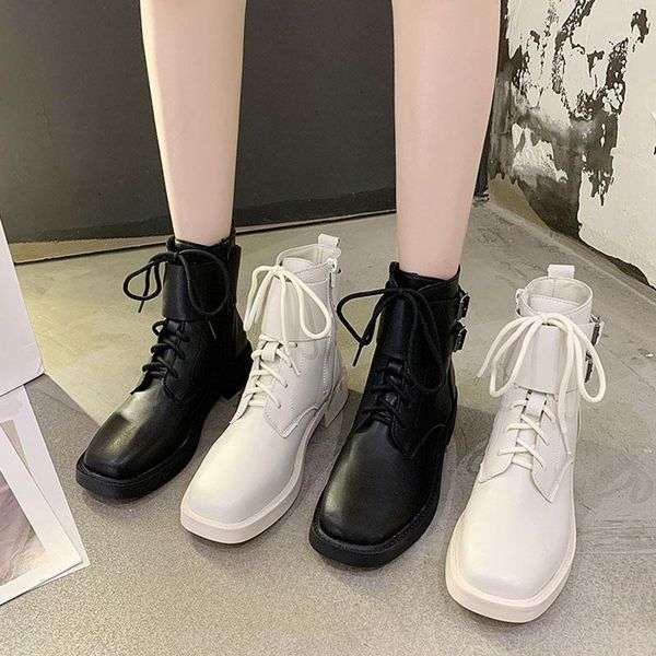 shoes lace up fashion boots woman winter footwear boots-women punk rubber ladies rock 2021 autumn med fabric hoof heels retro1, Black
shoes lace up fashion boots woman winter footwear boots-women punk rubber ladies rock 2021 autumn med fabric hoof heels retro1, Black