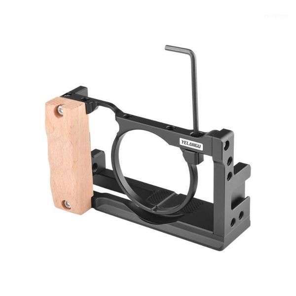 yelangu c12 light weight studio dslr camera cage housing case cold shoe 1/4 and 3/8 threaded holes for rx100vii1
yelangu c12 light weight studio dslr camera cage housing case cold shoe 1/4 and 3/8 threaded holes for rx100vii1