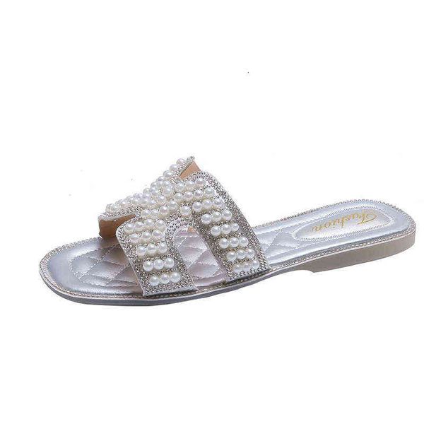 2022 large slippers women wear summer net red rhinestone sandals, fashionable flat bottom anti-skid flip flops, Black
2022 large slippers women wear summer net red rhinestone sandals, fashionable flat bottom anti-skid flip flops, Black