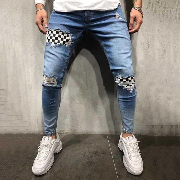 cofekate men stretch slim fit jeans hole patchwork denim pant blue zipper trousers hip hop plaid black skinny jeans men1
cofekate men stretch slim fit jeans hole patchwork denim pant blue zipper trousers hip hop plaid black skinny jeans men1