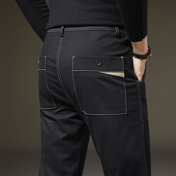2020 load male straight fashion down men's elastic waistband casual pants n3kd, Black
2020 load male straight fashion down men's elastic waistband casual pants n3kd, Black