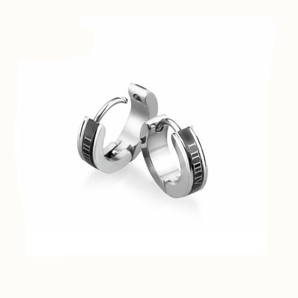 charm stainless steel body piercing jewelry earring gift classic roman numerals hoop for women men, Golden
charm stainless steel body piercing jewelry earring gift classic roman numerals hoop for women men, Golden