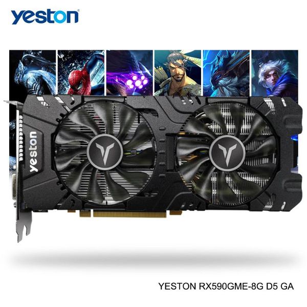 yeston radeon rx 590gme gpu 8gb gddr5 256bit gaming deskcomputer pc video graphics cards support dp/dvi-d/hdmi pci-e x16 3.0
yeston radeon rx 590gme gpu 8gb gddr5 256bit gaming deskcomputer pc video graphics cards support dp/dvi-d/hdmi pci-e x16 3.0