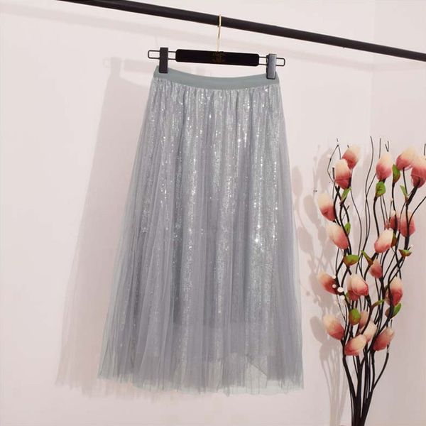 2021 new skirts womens midi pleated spring summer tulle elastic high waist sequined mesh tutu skirt p6ne, Black
2021 new skirts womens midi pleated spring summer tulle elastic high waist sequined mesh tutu skirt p6ne, Black