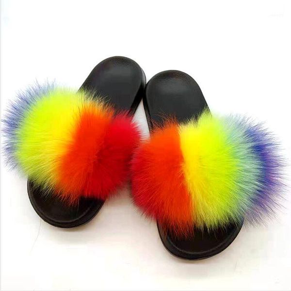 women real fur slippers summer new home flip-flops ladies flat casual beach shoes light eva sandals colorful hairy slippers1, Black
women real fur slippers summer new home flip-flops ladies flat casual beach shoes light eva sandals colorful hairy slippers1, Black