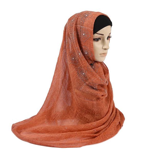 scarves 85*180cm womens muslim long cotton hijab shawl scarf sequin rhinestones wrap foulard femme luxury headscarf, Blue;gray
scarves 85*180cm womens muslim long cotton hijab shawl scarf sequin rhinestones wrap foulard femme luxury headscarf, Blue;gray