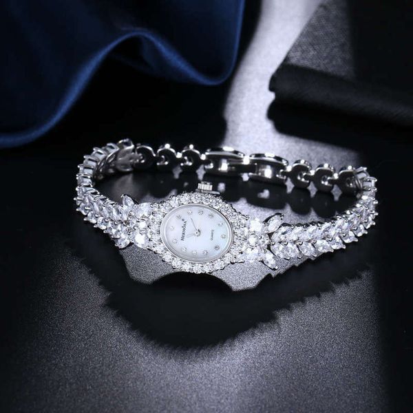 oval boutique women's watch elmosa jewelry jewelry zircon watch, Slivery;brown
oval boutique women's watch elmosa jewelry jewelry zircon watch, Slivery;brown