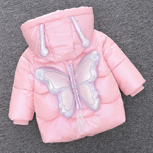 girl's winter clothes 2020 new korean version foreign style girl butterfly down cotton padded jacket children's, Blue;gray
girl's winter clothes 2020 new korean version foreign style girl butterfly down cotton padded jacket children's, Blue;gray