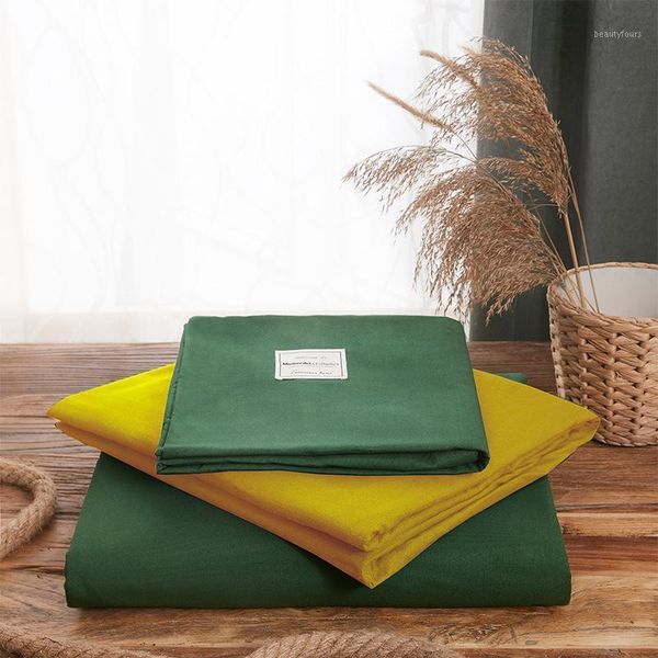european and american simple plain double solid color brushed four-piece set of imitation pure cotton bedding1
european and american simple plain double solid color brushed four-piece set of imitation pure cotton bedding1