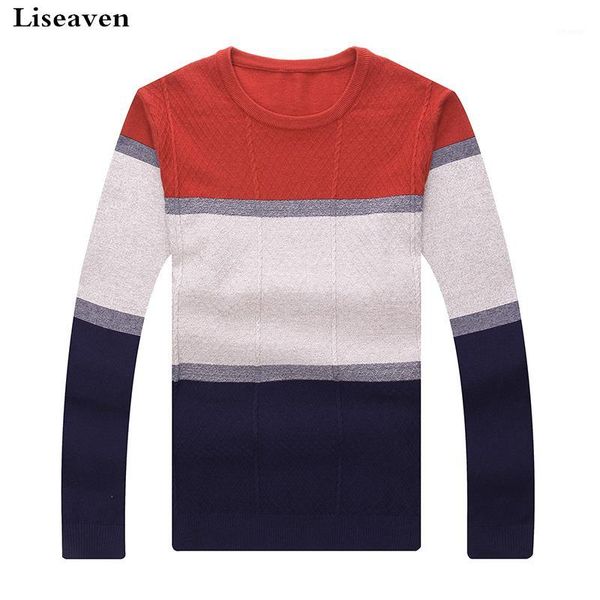 liseaven pullover sweater 2020 casual men's sweater o-neck striped slim fit knittwear men sweaters pullovers pullover pull homme1, White;black
liseaven pullover sweater 2020 casual men's sweater o-neck striped slim fit knittwear men sweaters pullovers pullover pull homme1, White;black