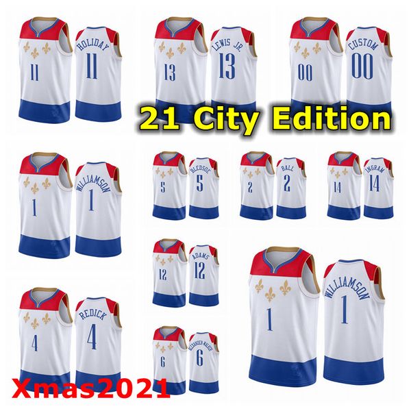 2021 mens pressing customized basketball jersey 14 ingram 12 adams 6 alexander-walker 5 bledsoe 2 ball 4 redick 1 williamson 11 holiday, Black;red 
2021 mens pressing customized basketball jersey 14 ingram 12 adams 6 alexander-walker 5 bledsoe 2 ball 4 redick 1 williamson 11 holiday, Black;red