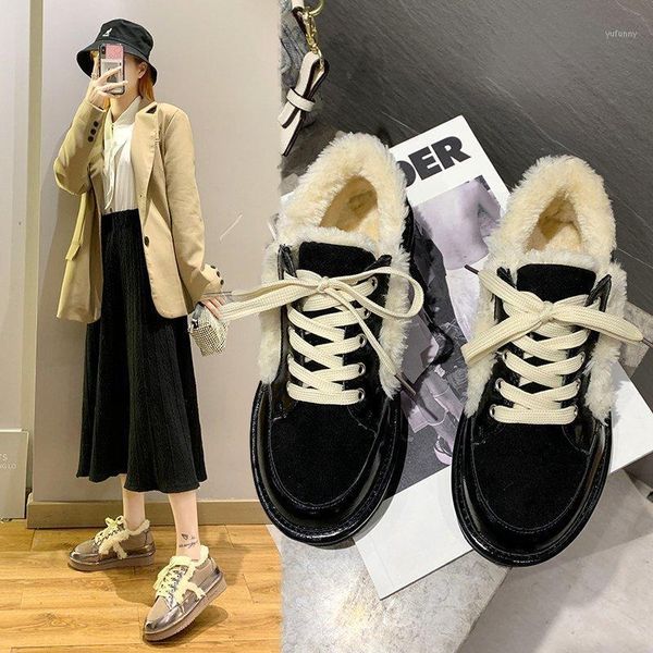 boots plus velvet womens winter lace-up casual flat women's shoes plush cotton patchwork fashion ankle1, Black
boots plus velvet womens winter lace-up casual flat women's shoes plush cotton patchwork fashion ankle1, Black