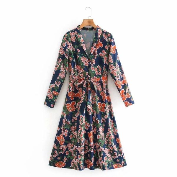 casual dresses women floral printing v neck sashes midi dress female long sleeve clothes lady loose vestido d6933, Black;gray
casual dresses women floral printing v neck sashes midi dress female long sleeve clothes lady loose vestido d6933, Black;gray