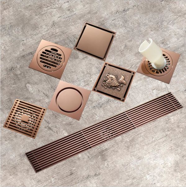 100*100mm 4 incehs bathroom floor drains rose gold finish tile insert deodorization type long drainer shower drain 304 stainless steel
100*100mm 4 incehs bathroom floor drains rose gold finish tile insert deodorization type long drainer shower drain 304 stainless steel