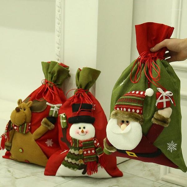 christmas decorations 3d large gift bag santa claus snowman bear bags backpack happty year party 33*55cm1
christmas decorations 3d large gift bag santa claus snowman bear bags backpack happty year party 33*55cm1