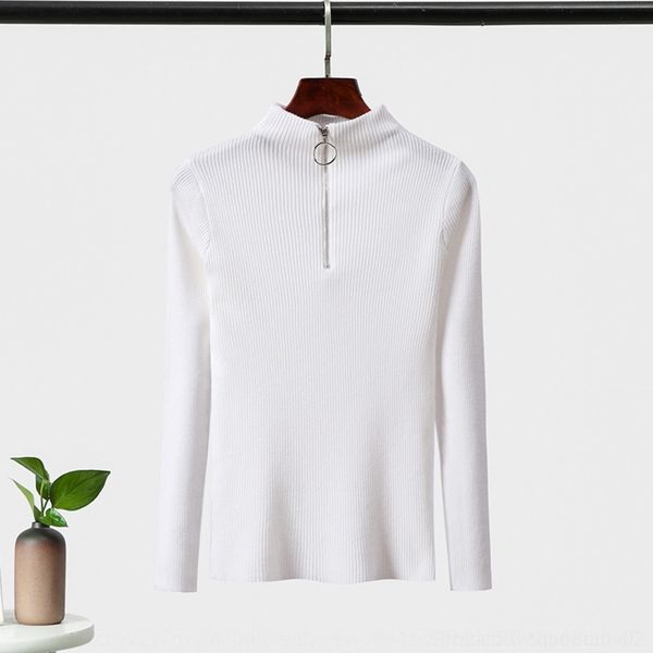 5vmpa half high neck bottom sweatersweater 2019 new women's long zipper slim and slim solid color korean zipper knitted women's sl, White;black
5vmpa half high neck bottom sweatersweater 2019 new women's long zipper slim and slim solid color korean zipper knitted women's sl, White;black