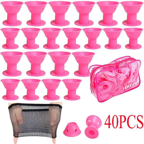 soft rubber magic care rollers silicone curler twist hair no heat clip curling styling diy tool with zip bag
soft rubber magic care rollers silicone curler twist hair no heat clip curling styling diy tool with zip bag