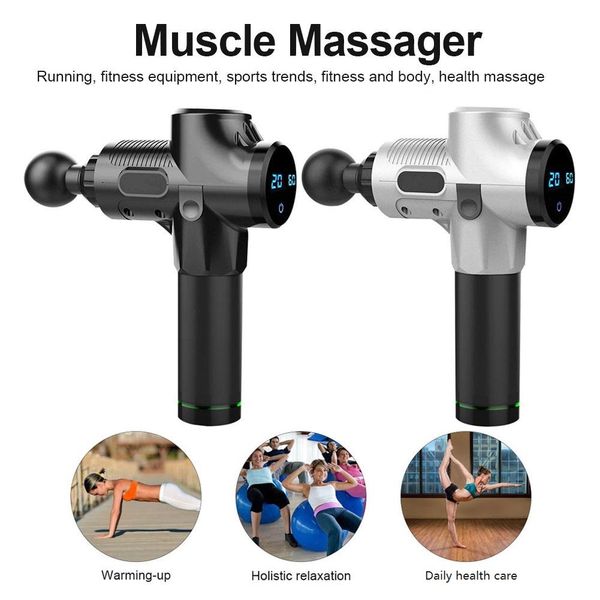 1200-3300r/min electric muscle massager therapy fascia massage gun deep vibration muscle relaxation fitness equipment with 4 heads
1200-3300r/min electric muscle massager therapy fascia massage gun deep vibration muscle relaxation fitness equipment with 4 heads