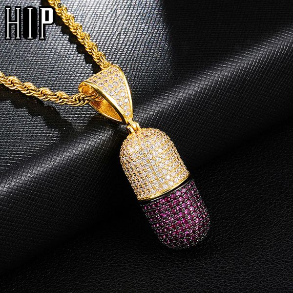 hip hop bling iced out micro paved aaa cz stone cubic zirconia pill capsule pendants & necklaces for men jewelryq0115, Black
hip hop bling iced out micro paved aaa cz stone cubic zirconia pill capsule pendants & necklaces for men jewelryq0115, Black