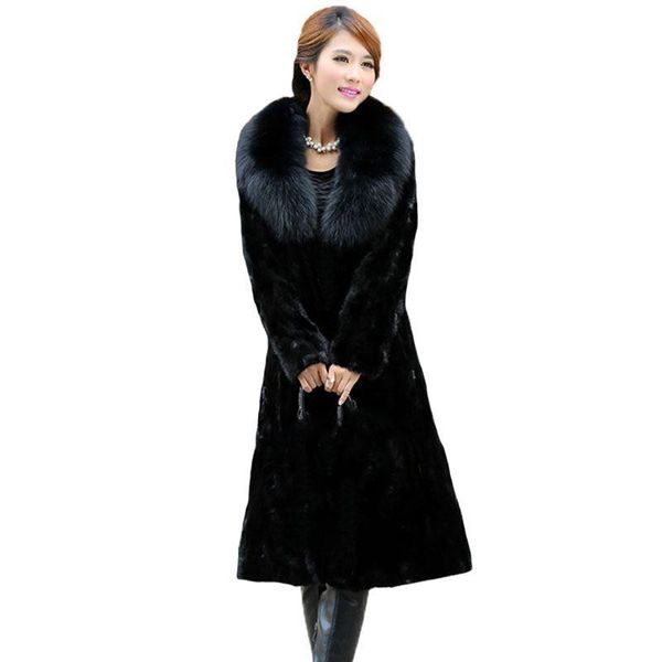 women winter black faux fur 2020 new long coat female elegant with fur collar warm plus size 6xl costume jacket x25
women winter black faux fur 2020 new long coat female elegant with fur collar warm plus size 6xl costume jacket x25