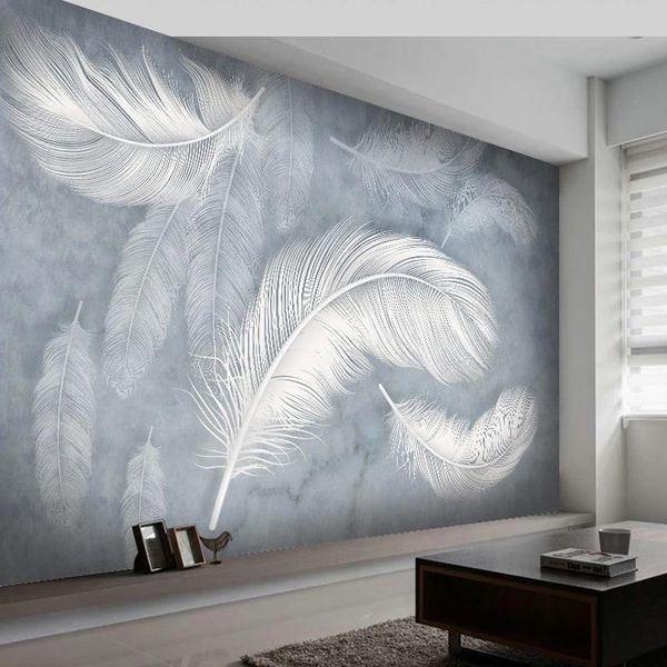 custom 3d hand painted feather p wallpaper modern fashion creative living room bedroom wall art mural wallpapers home decor
custom 3d hand painted feather p wallpaper modern fashion creative living room bedroom wall art mural wallpapers home decor