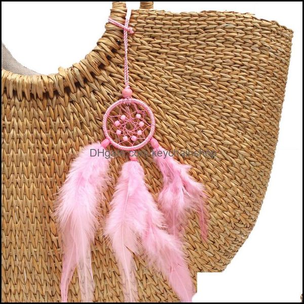 keychains fashion accessories 1pc net with feather charms dreamcatcher wooden bead women jewelry for summer drop delivery 2021 ho9q0, Silver
keychains fashion accessories 1pc net with feather charms dreamcatcher wooden bead women jewelry for summer drop delivery 2021 ho9q0, Silver