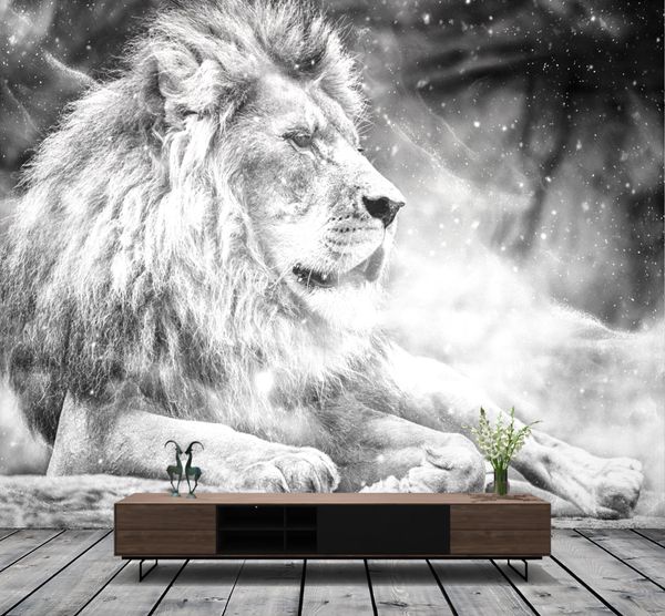 3d wallpaper al-mulk custom wallpaper mural self-adhesive black and white lion fq217 tv background wall home decoration large area
3d wallpaper al-mulk custom wallpaper mural self-adhesive black and white lion fq217 tv background wall home decoration large area