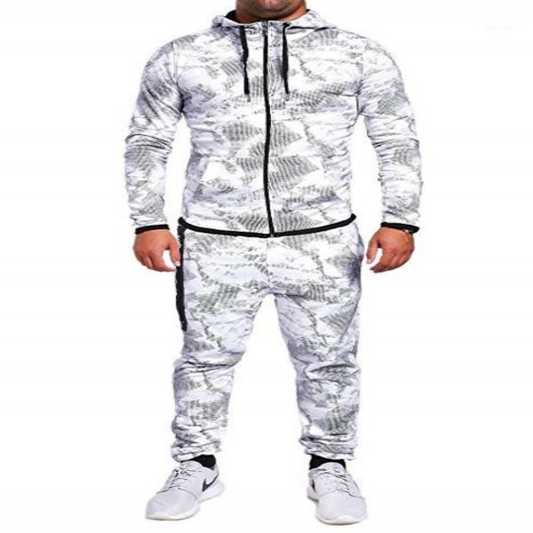 2020 new men's camouflage autumn running casual jogger tracksuit sweatshirt sports set gym zipper slim fit sport suit two piece1, Gray
2020 new men's camouflage autumn running casual jogger tracksuit sweatshirt sports set gym zipper slim fit sport suit two piece1, Gray
