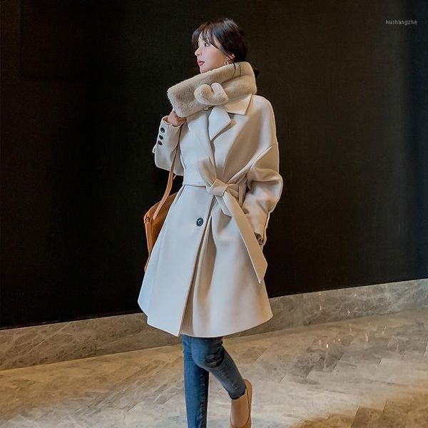 wool blended coat women's regular style 2020 new autumn and winter woolen coat with sweet temperament large lapel nz0231, Black
wool blended coat women's regular style 2020 new autumn and winter woolen coat with sweet temperament large lapel nz0231, Black