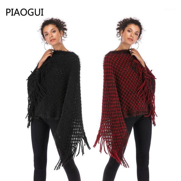 2020 spring batwing long sleeve women ponchoes capes knitted sweaters loose cloak streetwear tassel knitwear ladies sweater1, Black
2020 spring batwing long sleeve women ponchoes capes knitted sweaters loose cloak streetwear tassel knitwear ladies sweater1, Black