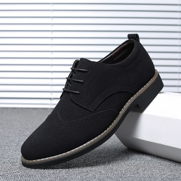 2020 broach men's for man size 38-48 suede leather lace fashion male shoes dbzy, Black
2020 broach men's for man size 38-48 suede leather lace fashion male shoes dbzy, Black